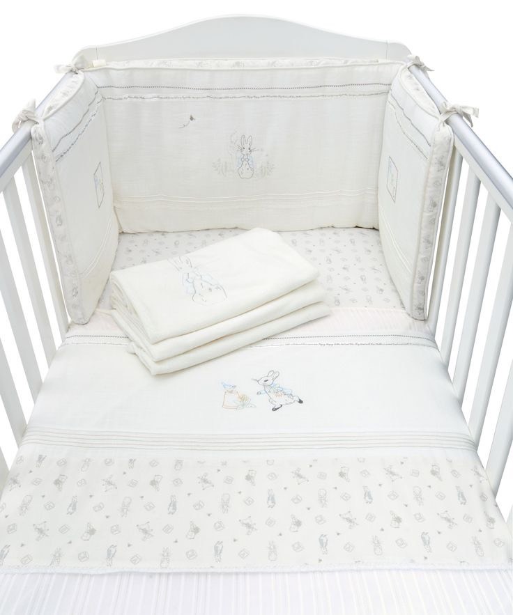 peter rabbit cot bedding pink